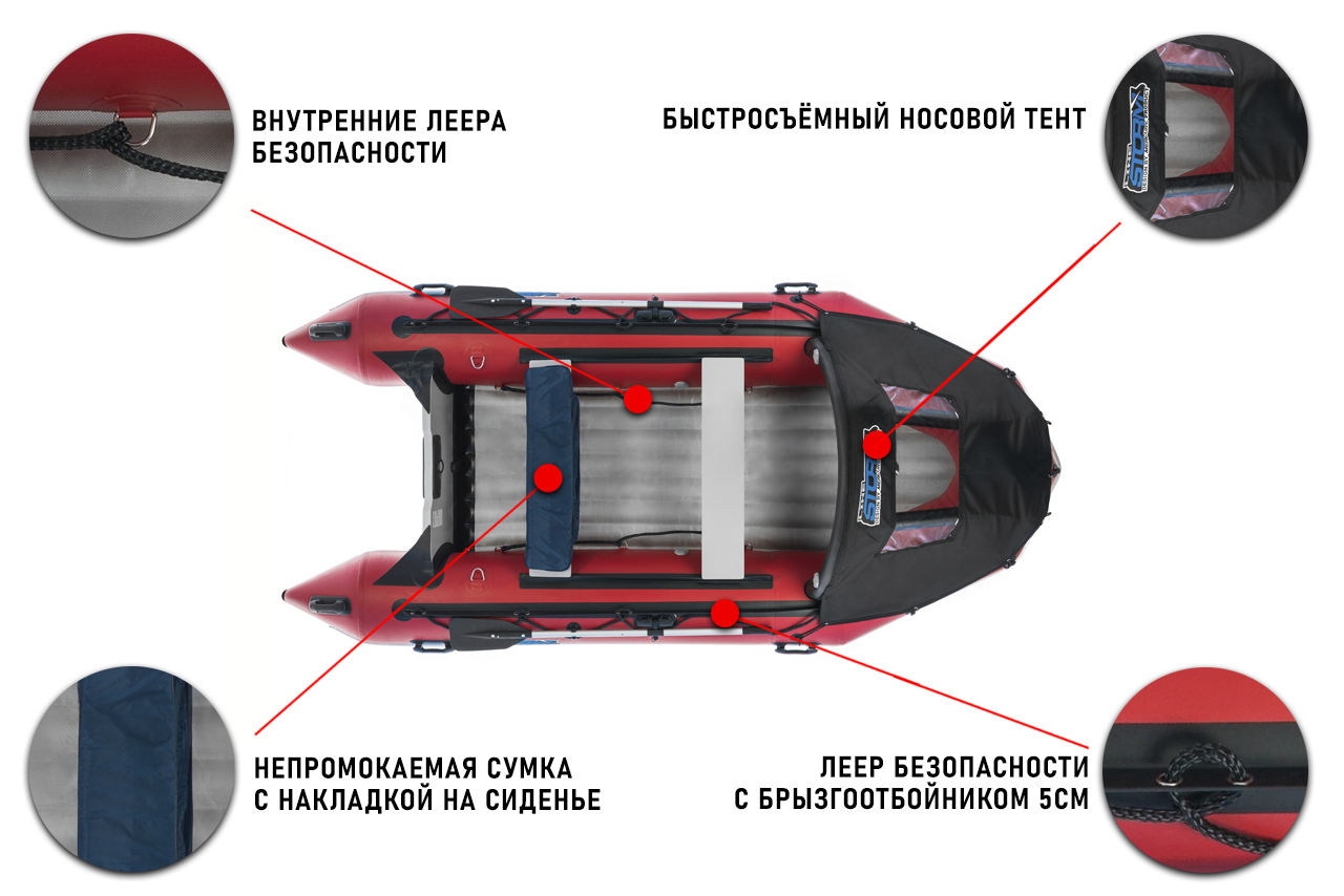 Купить Лодка ПВХ STORMLINE Heavy Duty Air Pro 530 (2024) в Москве фото15