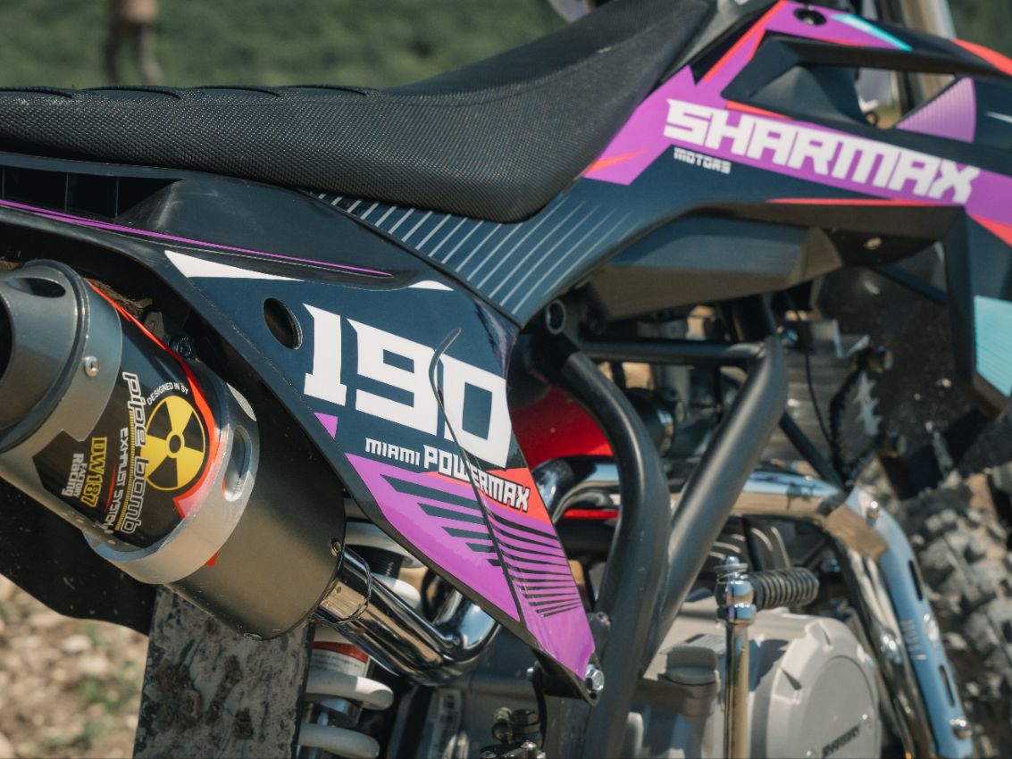 Купить Мотоцикл питбайк SHARMAX MOTORS PowerMax 190 MIAMI в Москве фото40