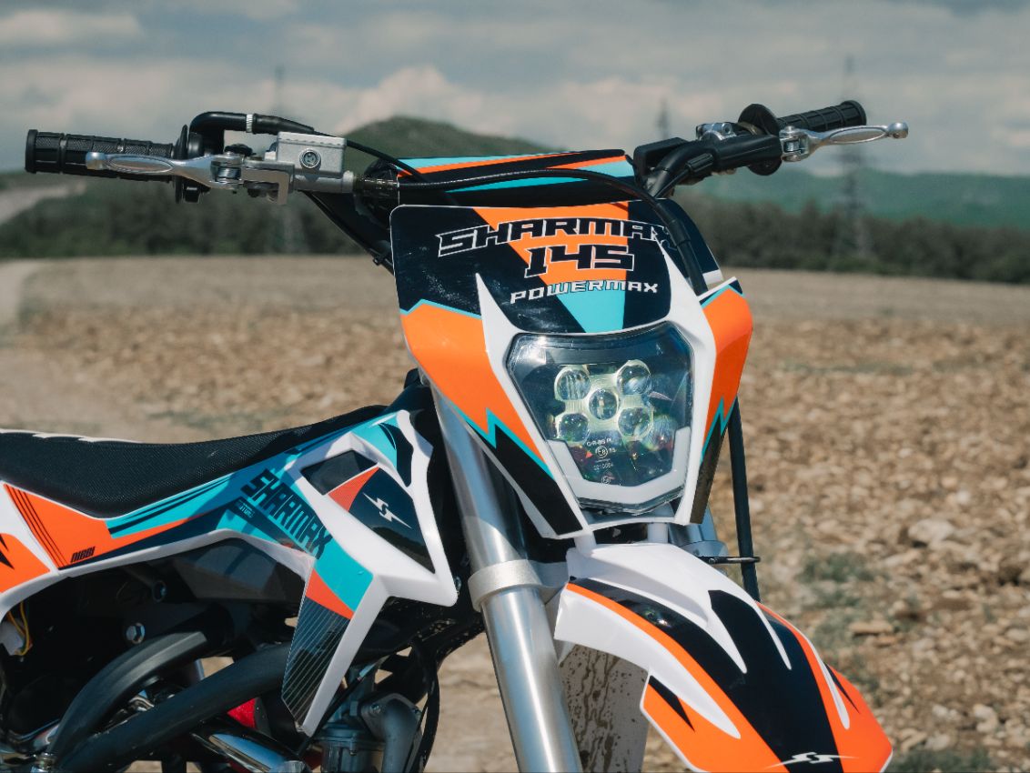 Купить Мотоцикл питбайк SHARMAX MOTORS PowerMax 145 MIAMI в Москве фото29