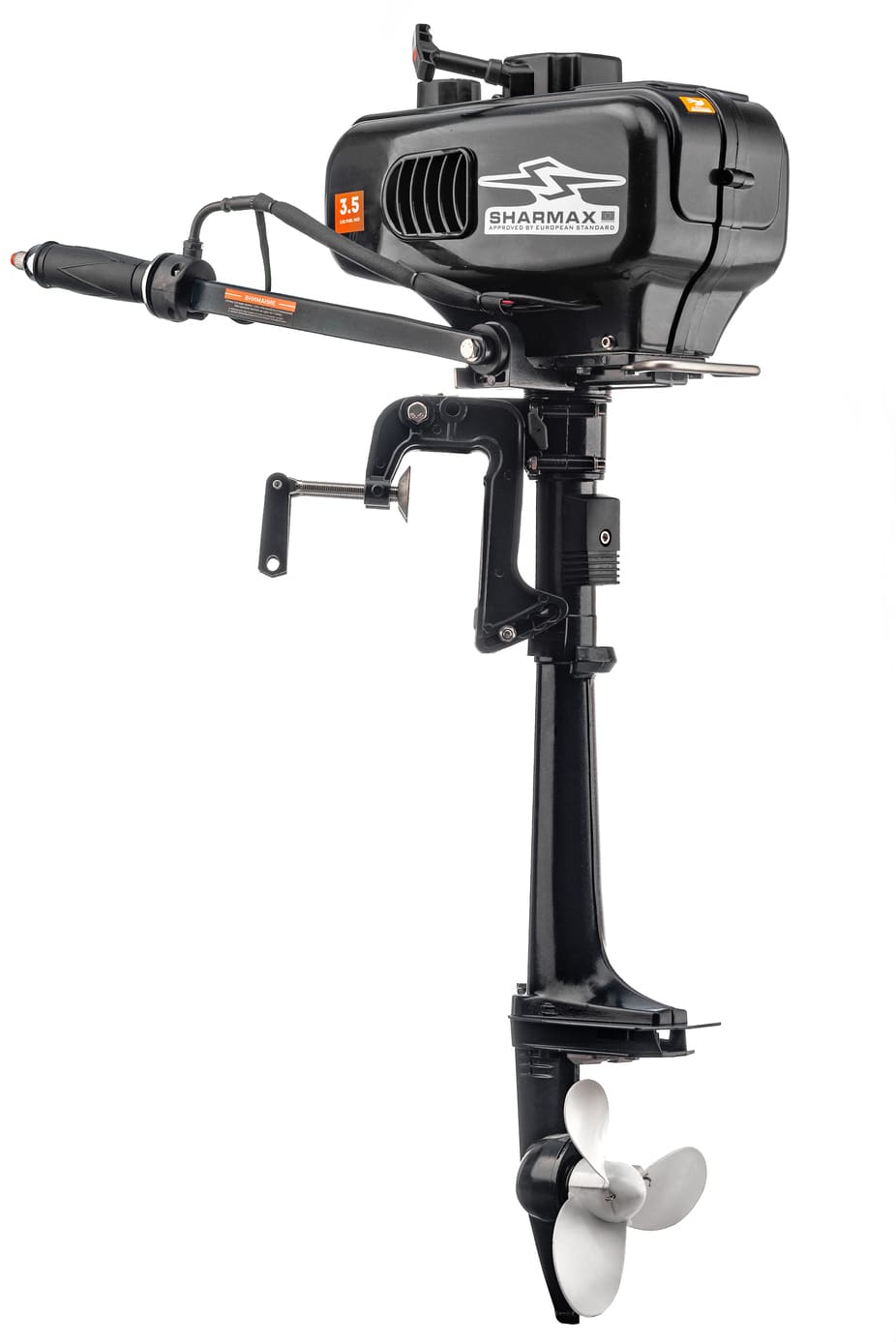 Купить 2х-тактный лодочный мотор SHARMAX SM3.5HS Lite (2024) в Москве фото18