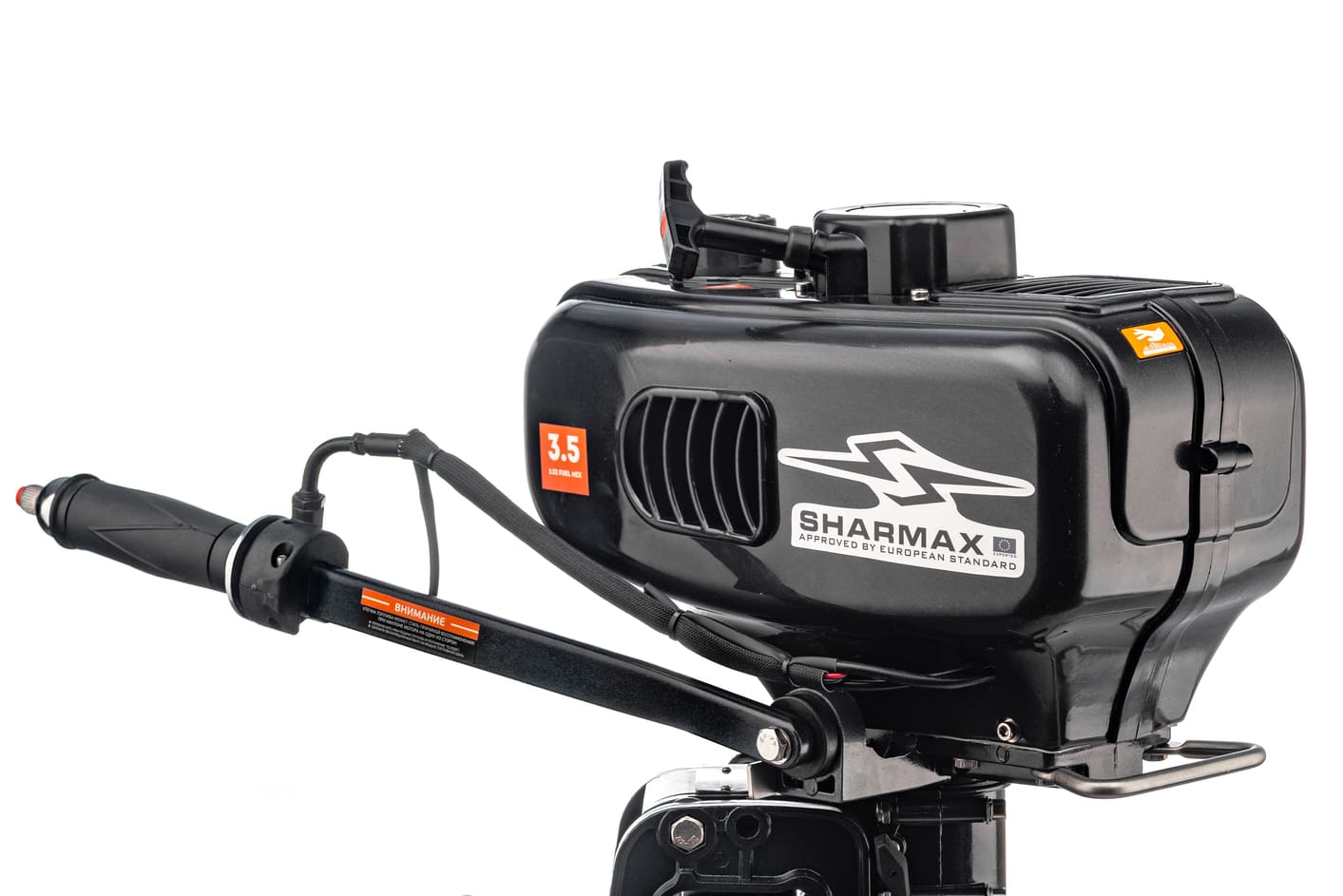 Купить 2х-тактный лодочный мотор SHARMAX SM3.5HS Lite (2024) в Москве фото22