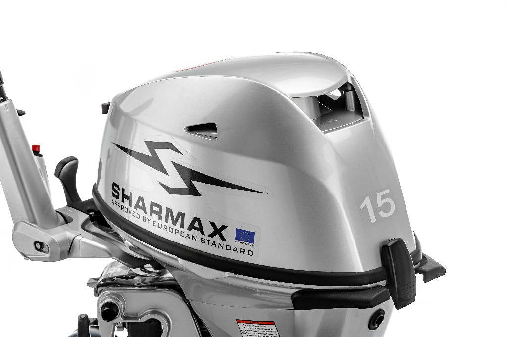 Купить 4х-тактный лодочный мотор SHARMAX SMF15HS (2024) в Москве фото7