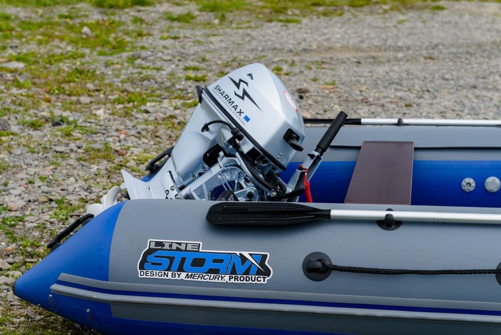 Купить 4х-тактный лодочный мотор SHARMAX SMF15HS (2024) в Москве фото16