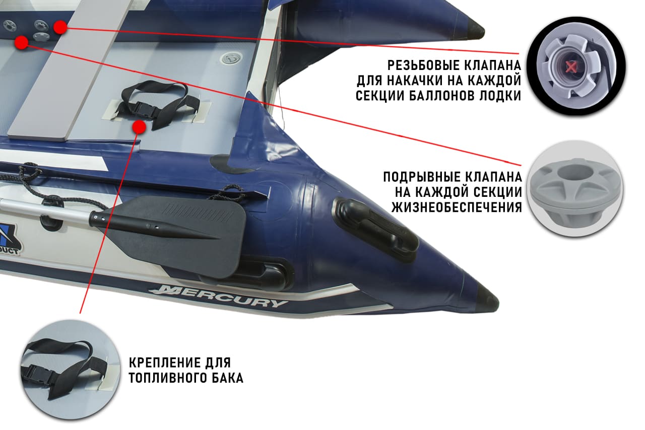 Купить Лодка ПВХ STORMLINE Airdeck Standard 340 (2024) в Москве фото10