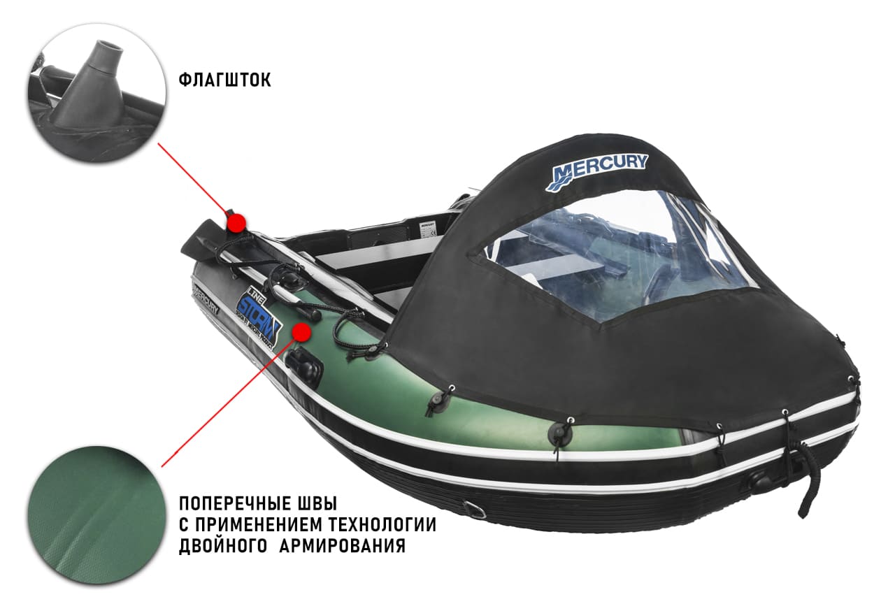 Купить Лодка ПВХ STORMLINE Adventure Extra 240 (2024) в Москве фото9