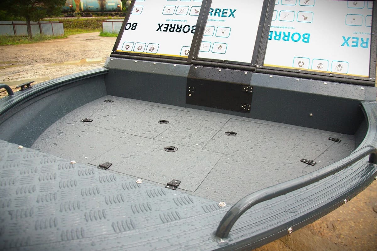 Купить Катер-лодка алюминиевая ALUTON 430Fish в Москве фото6