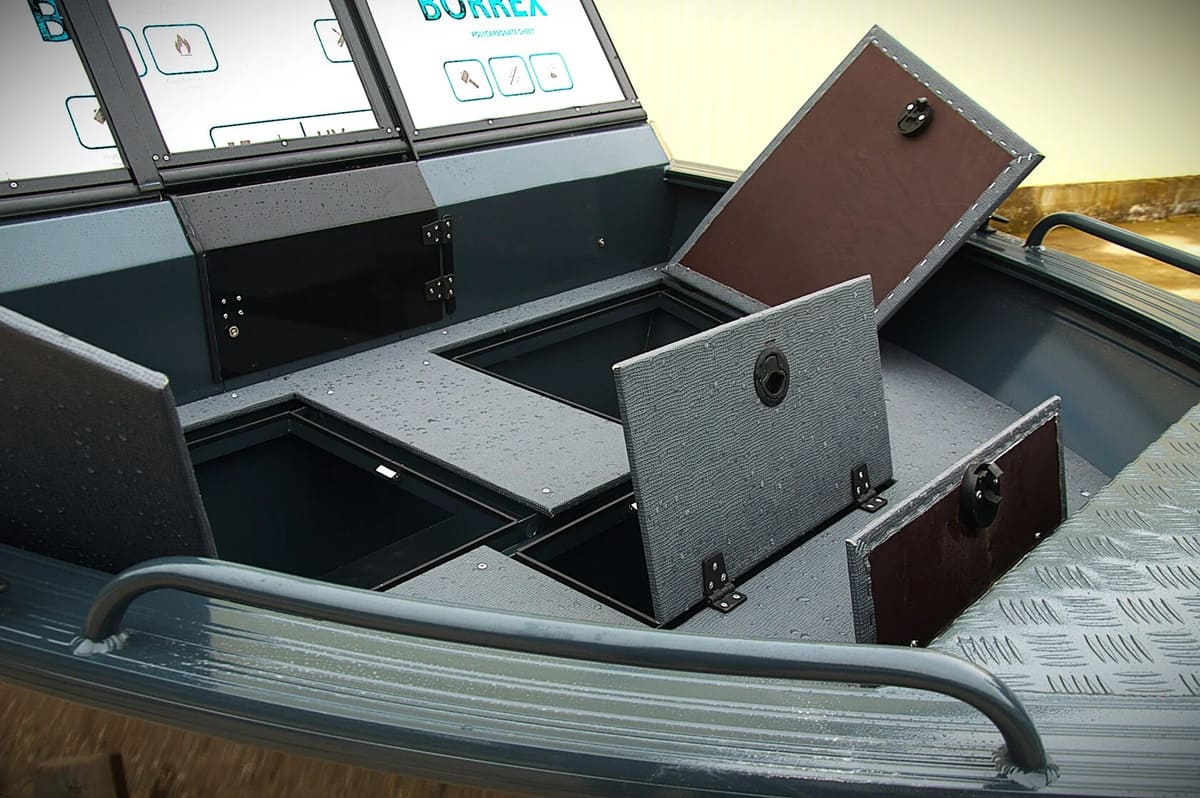 Купить Катер-лодка алюминиевая ALUTON 430Fish в Москве фото10