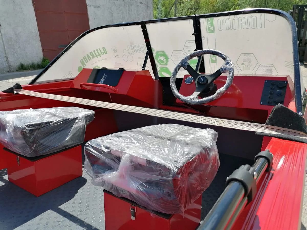 Купить Катер-лодка алюминиевая ALUTON 460Fish в Москве фото5