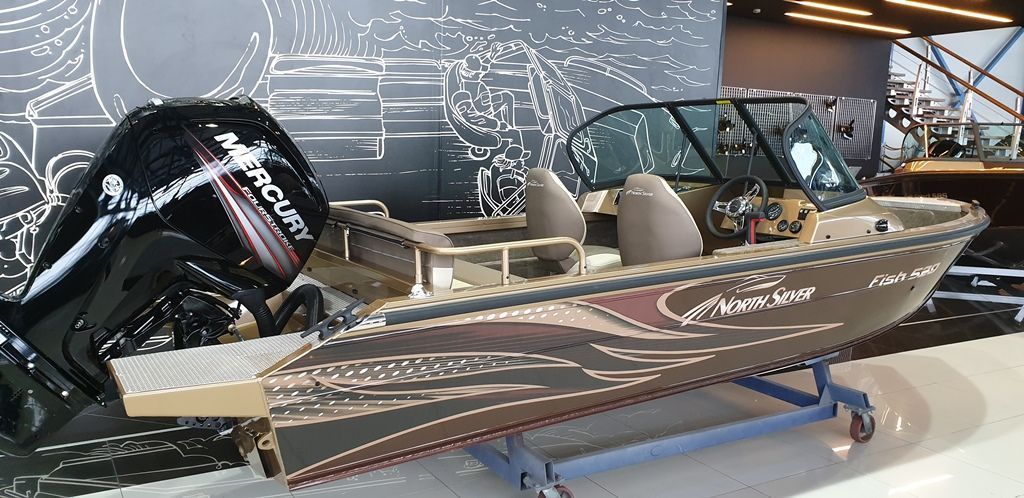 Купить Катер-лодка алюминиевая NORTHSILVER 520 Fish в Москве фото6