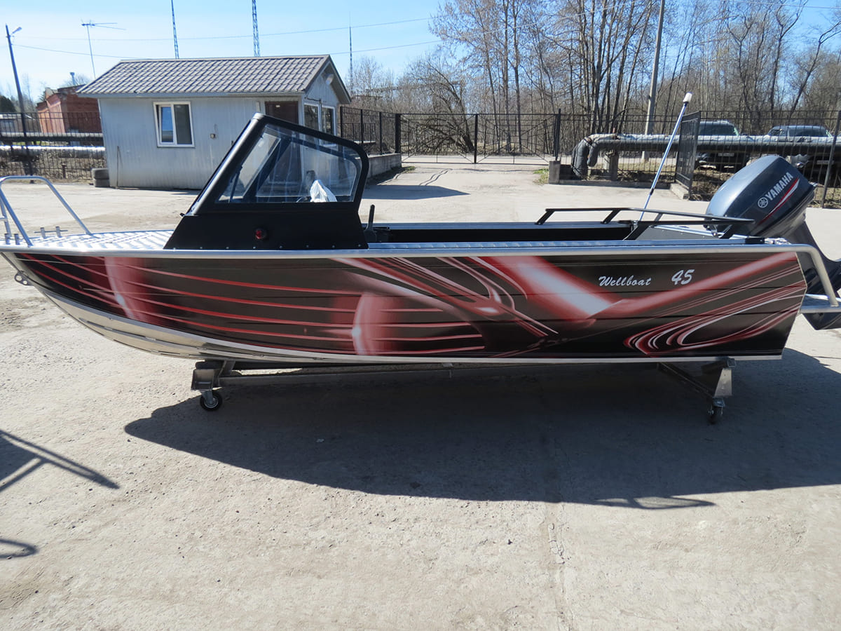 Купить Катер-лодка алюминиевая WELLBOAT 45i в Москве фото2