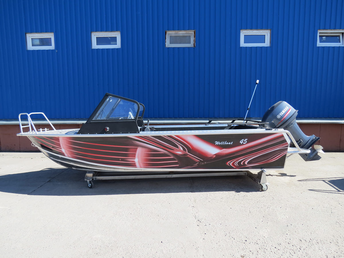Купить Катер-лодка алюминиевая WELLBOAT 45i в Москве фото5