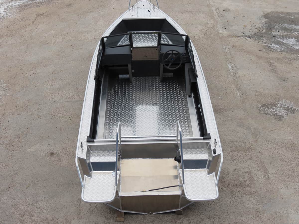 Купить Катер-лодка алюминиевая WELLBOAT 53 Fish в Москве фото3