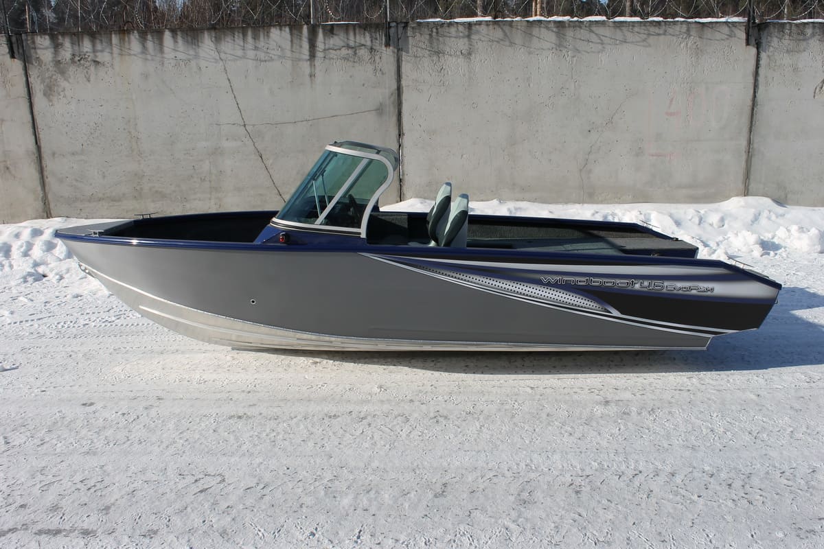 Купить Катер-лодка алюминиевая WINDBOAT 4.6 DC EvoFish в Москве фото2