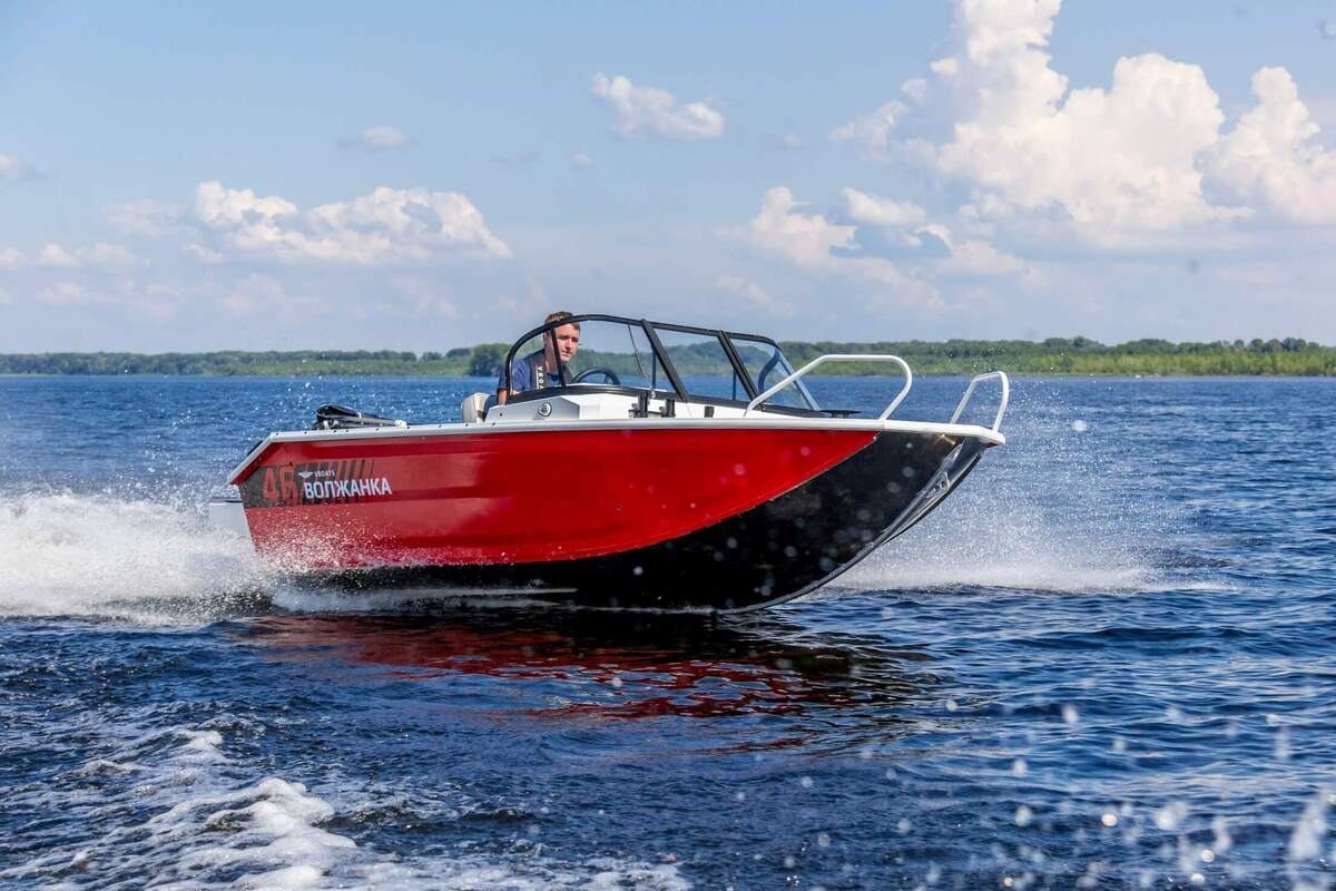 Купить Катер-лодка алюминиевая ВОЛЖАНКА 46 Fish в Москве фото2