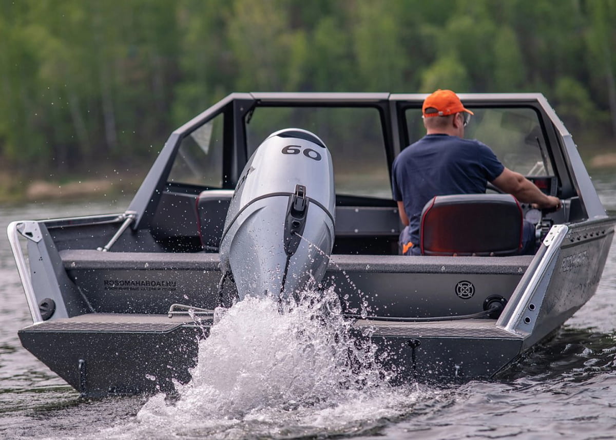 Купить Катер-лодка алюминиевая РОСОМАХА R5100 В в Москве фото9