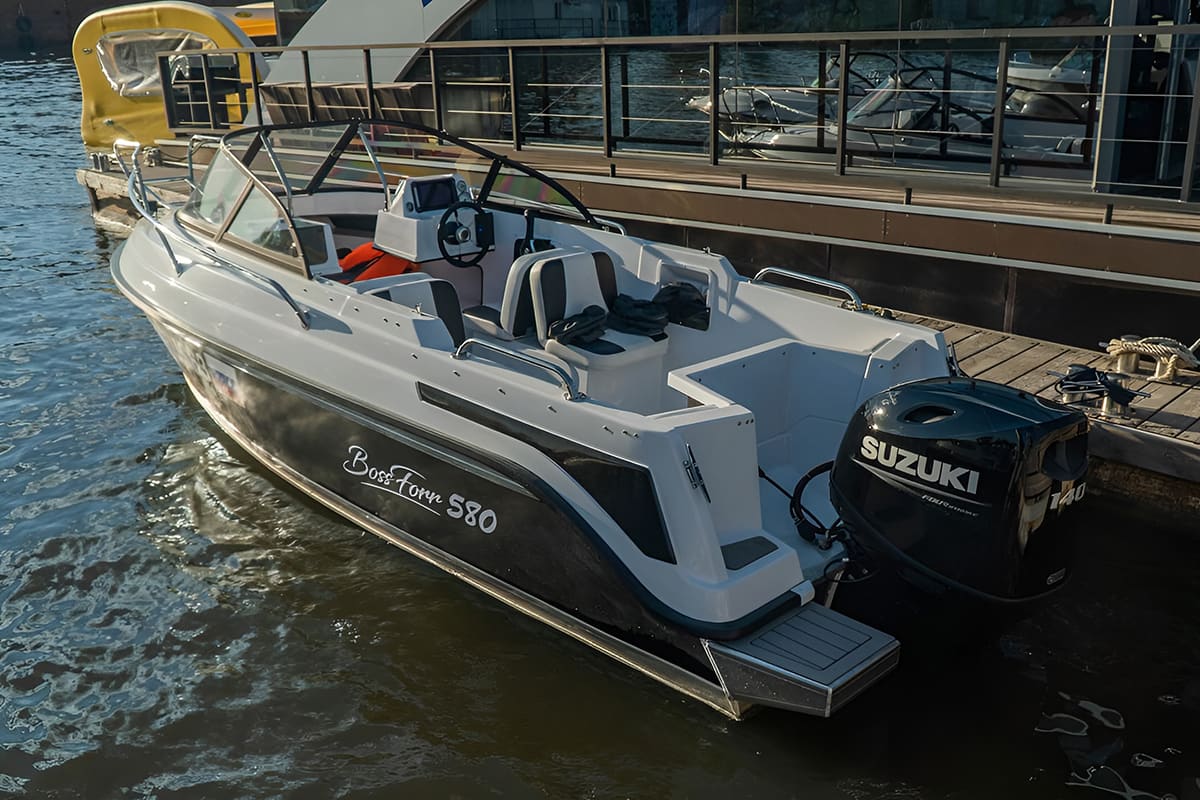 Купить Катер-лодка алюминиевая BOSSFORR 580 OPEN в Москве фото2