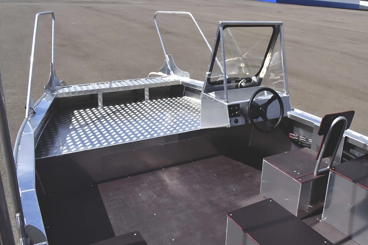 Купить Катер-лодка алюминиевая WYATBOAT-600 в Москве фото5