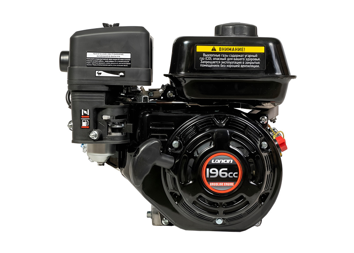 Купить Двигатель бензиновый Loncin 196 cc G200f 12 HP (2023) в Москве