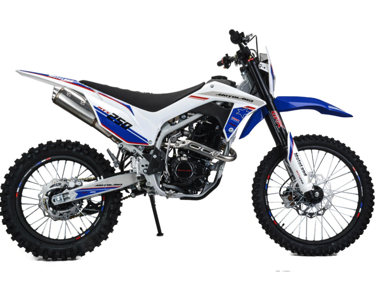 Купить Мотоцикл кроссовый эндуро MOTOLAND MTX250 в Москве