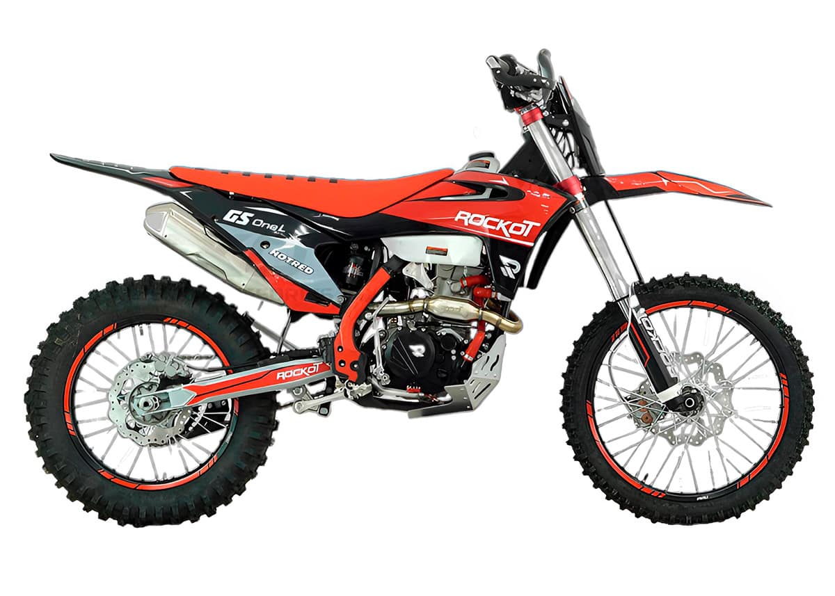 Купить Мотоцикл ROCKOT GS1-L Hotred (300сс, 176МN, 21/18) ENDURO в Москве