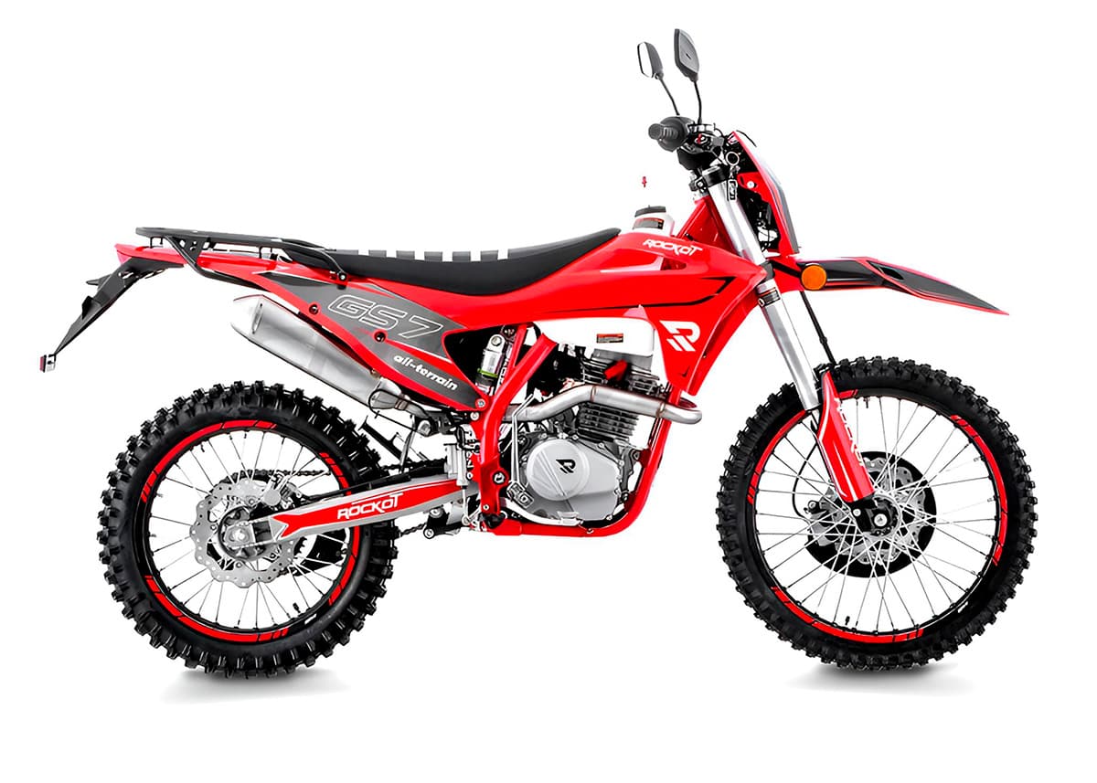 Купить Мотоцикл ROCKOT GS7 All-Terrain (250cc, 171FMM (YB250R), 21/18, ЭПТС) ENDURO в Москве