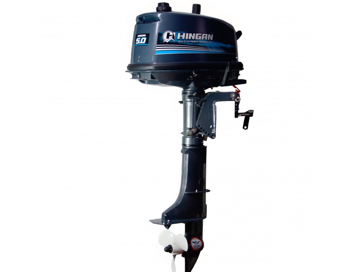 Купить 2х-тактный лодочный мотор HINGAN 5л.с в Москве фото2