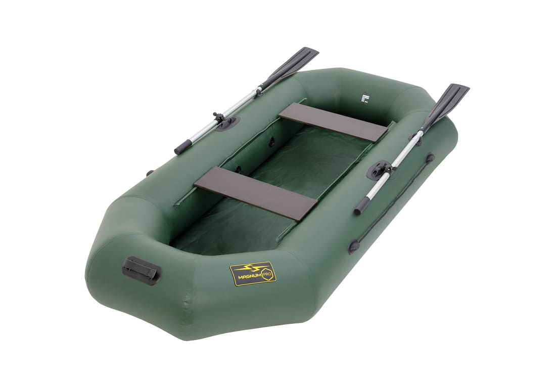 Купить Гребная лодка ПВХ MAGNUM PRO 300 (Зеленая) гребная, с возможностью установки транца (2024) в Москве фото3