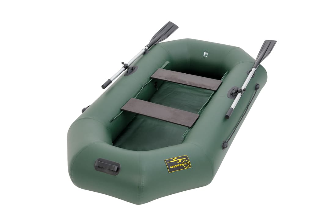 Купить Гребная лодка ПВХ MAGNUM PRO 300 (Зеленая) гребная, с возможностью установки транца (2024) в Москве фото4