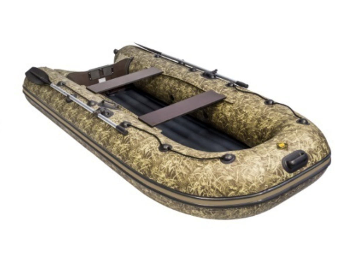 Купить Лодка ПВХ РИВЬЕРА Компакт 3200 нднд "камуфляж" камыш в Москве фото3