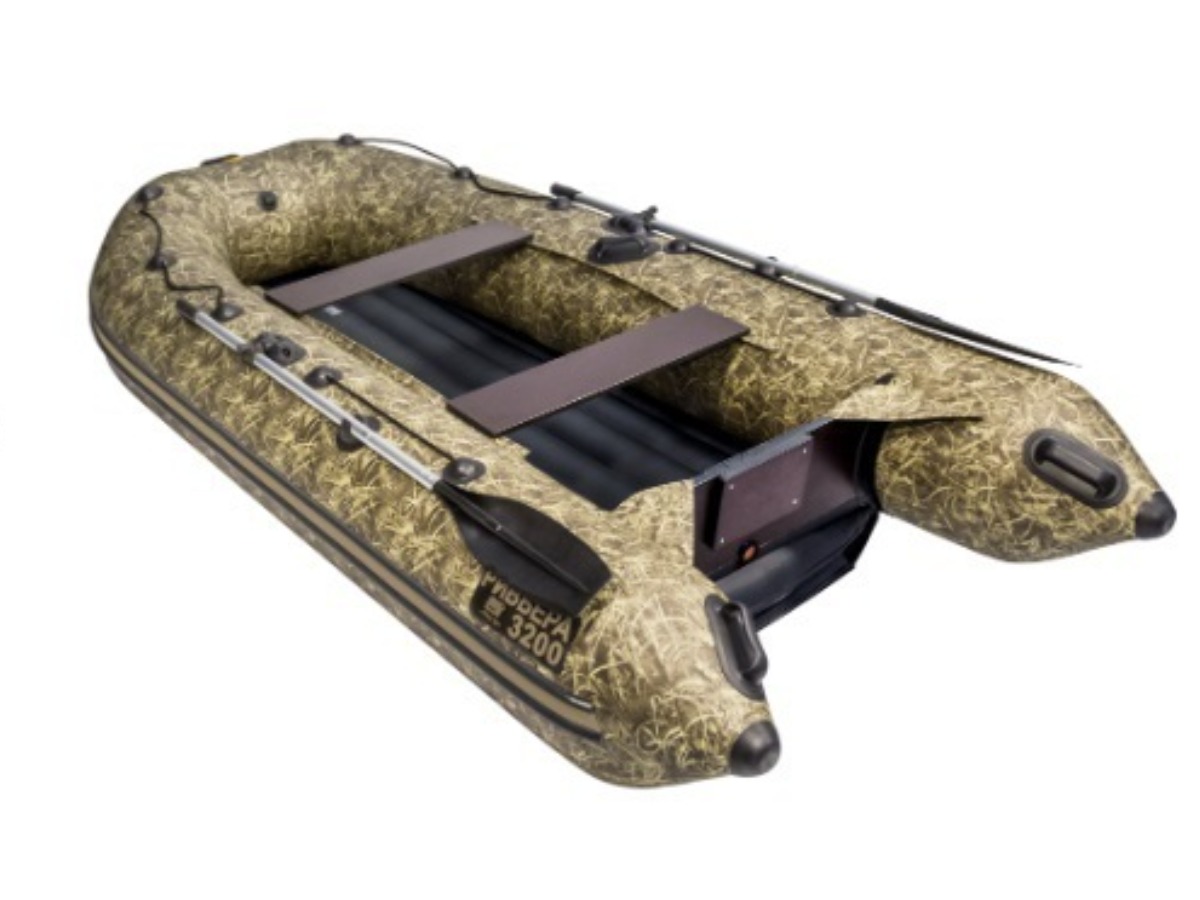 Купить Лодка ПВХ РИВЬЕРА Компакт 3200 нднд "камуфляж" камыш в Москве фото4