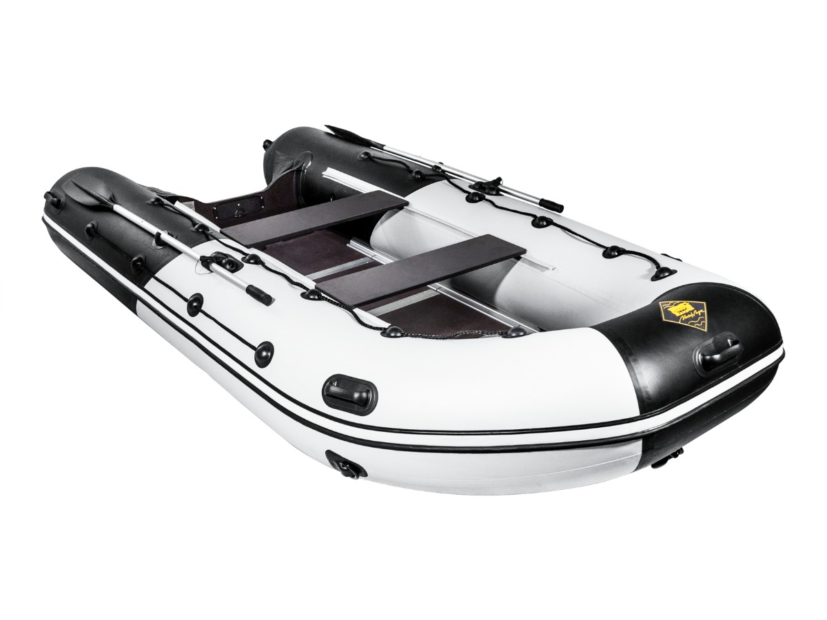 Купить Лодка ПВХ РИВЬЕРА Максима 3600 СК "Комби" светло-серый/черный в Москве фото2