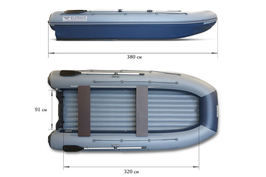 Купить Лодка ПВХ ФЛАГМАН DK 380 AIR в Москве фото4