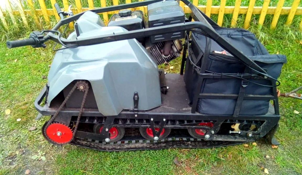 Купить Мотобуксировщик БУРЛАК М2 (Длинный) 15 л.с. Б/У в Москве фото2