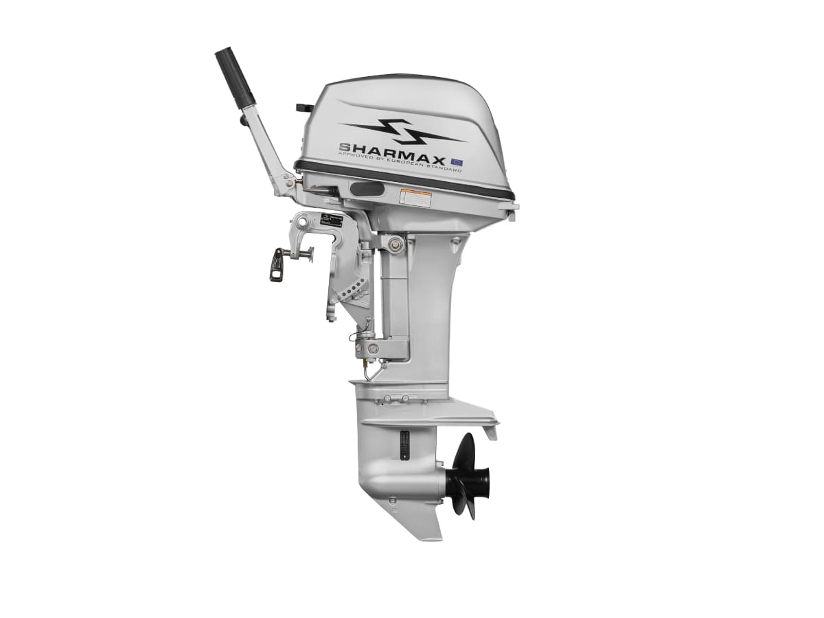 Купить 2х-тактный лодочный мотор SHARMAX SM9.9HS Pro в Москве фото3