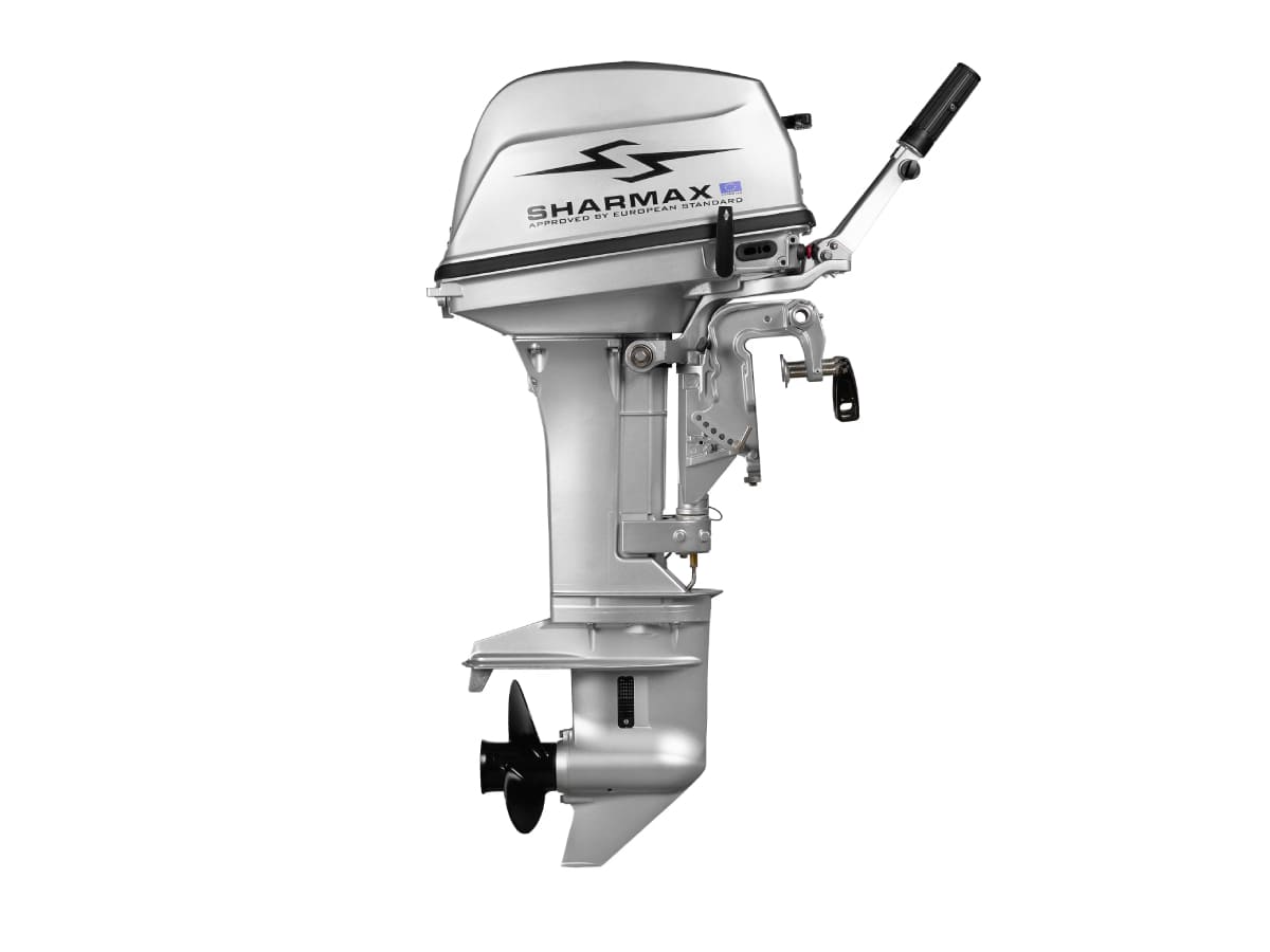 Купить 2х-тактный лодочный мотор SHARMAX SM9.9HS Pro в Москве фото5