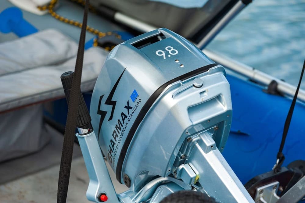 Купить 2х-тактный лодочный мотор SHARMAX SM9.8HS в Москве фото13