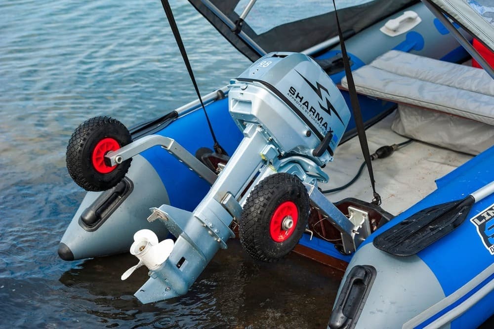 Купить 2х-тактный лодочный мотор SHARMAX SM9.8HS в Москве фото16