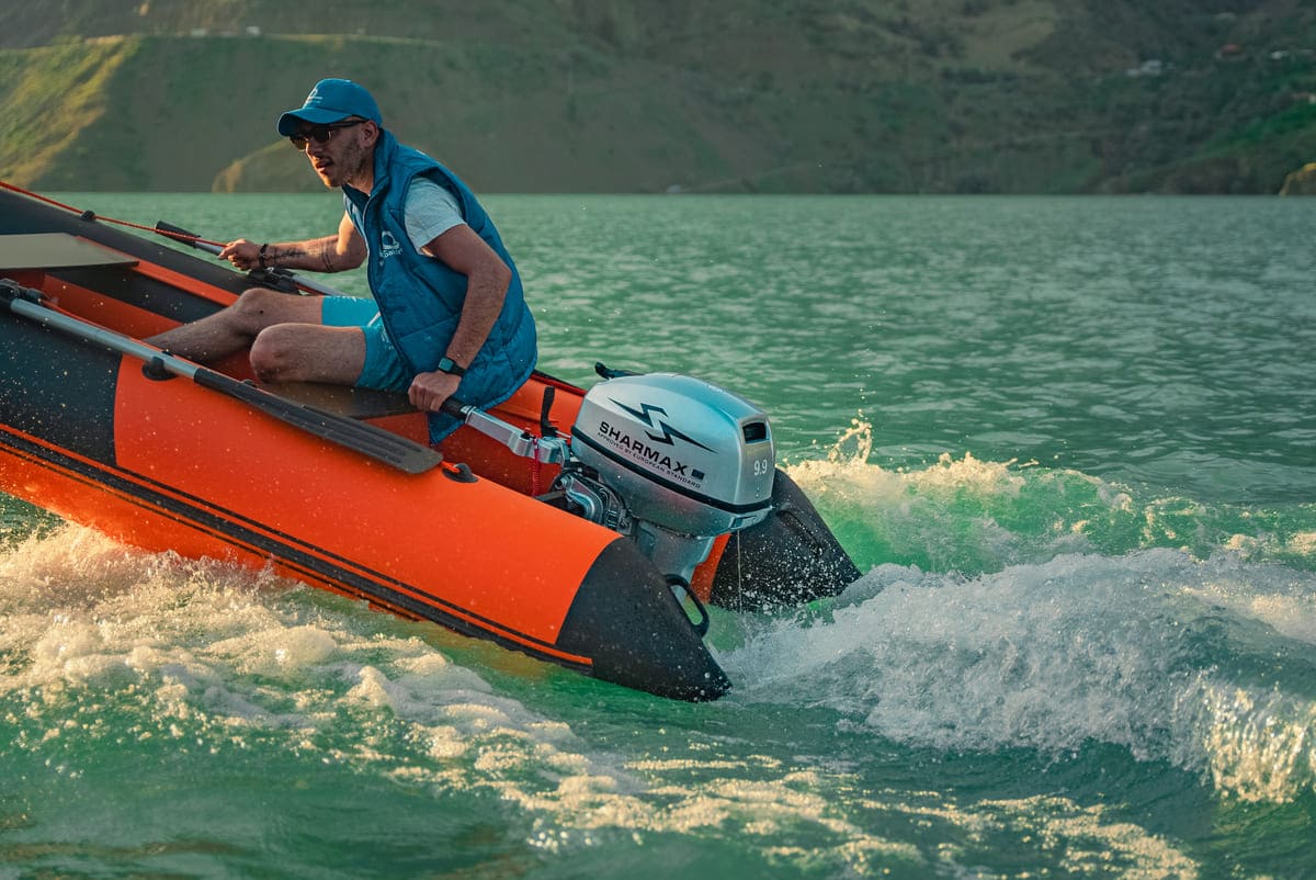Купить 2х-тактный лодочный мотор SHARMAX SM9.9HS в Москве фото10