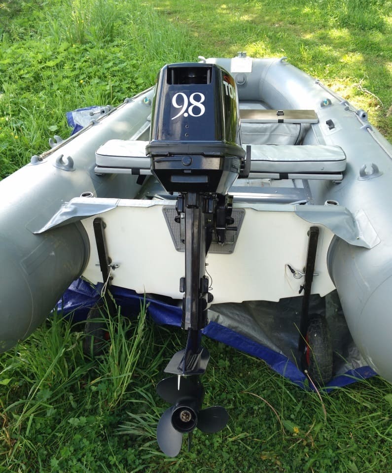 Купить 2х-тактный лодочный мотор TOHATSU M 9.8 B S в Москве фото3