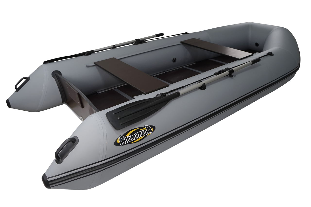 Купить Лодка ПВХ АНДРОМЕДА 375 киль + 2х-тактный лодочный мотор SHARMAX SM9.9HS в Москве фото6