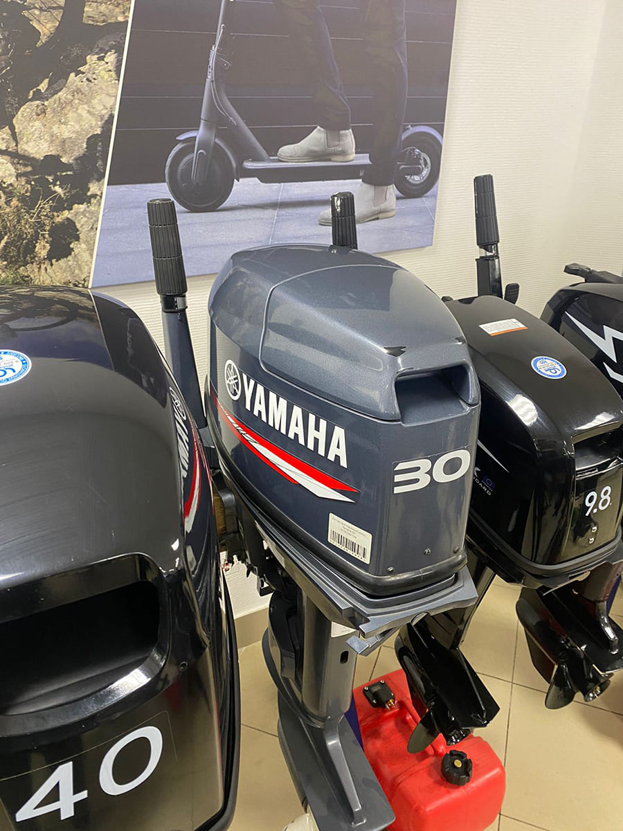 Купить 2х-тактный лодочный мотор YAMAHA 30HMHS в Москве фото3