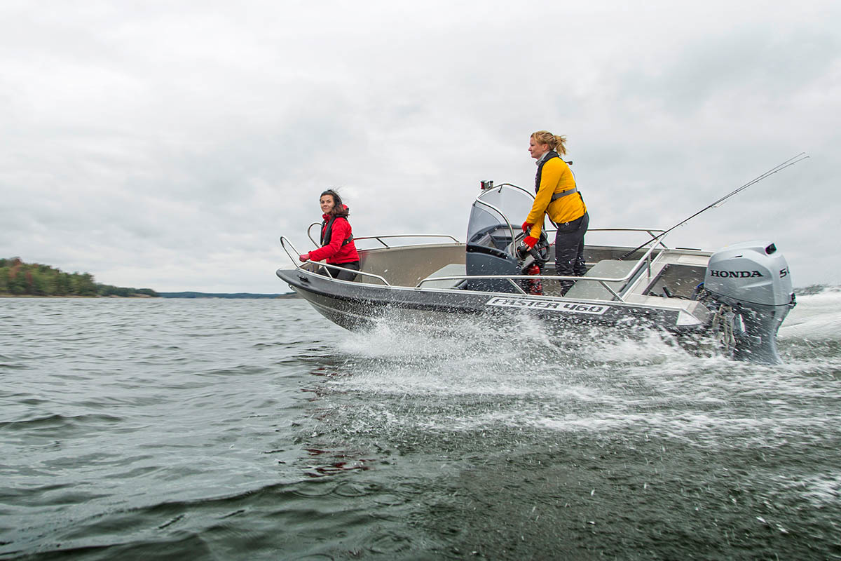 Купить 4х-тактный лодочный мотор HONDA BF50 SRTU в Москве фото8
