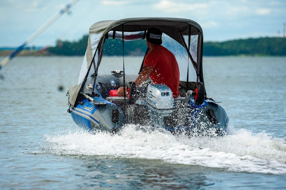 Купить 2х-тактный лодочный мотор SHARMAX SM4HS (2024) в Москве фото15