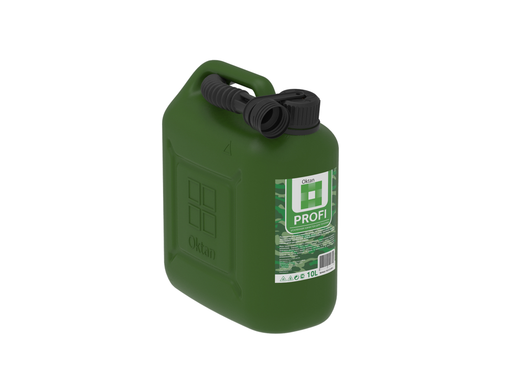Купить Канистра ГСМ Oktan, 10л (Зеленый) в Москве