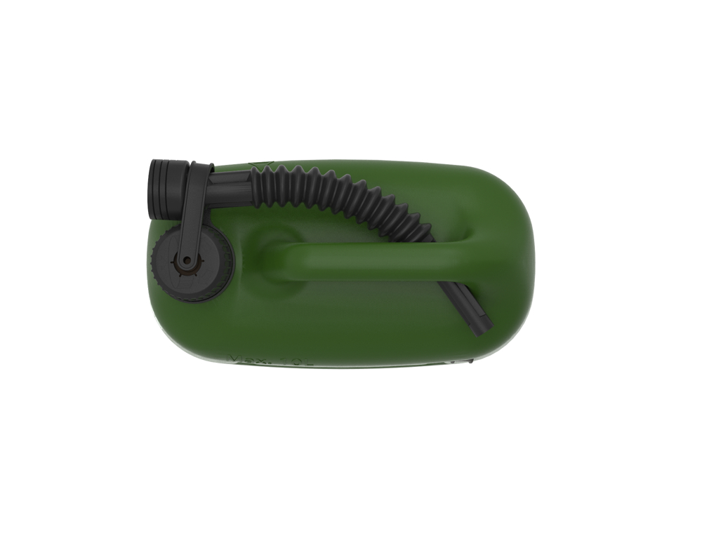 Купить Канистра ГСМ Oktan, 10л (Зеленый) в Москве фото3