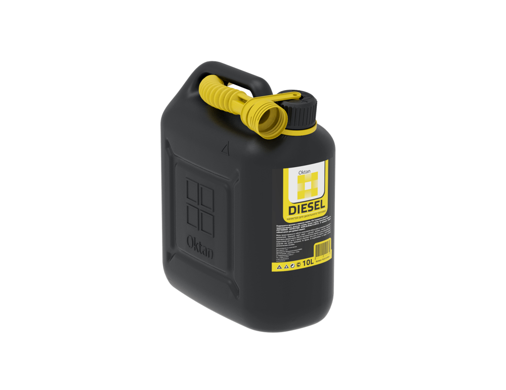 Купить Канистра ГСМ Oktan, 10л (Черный) в Москве