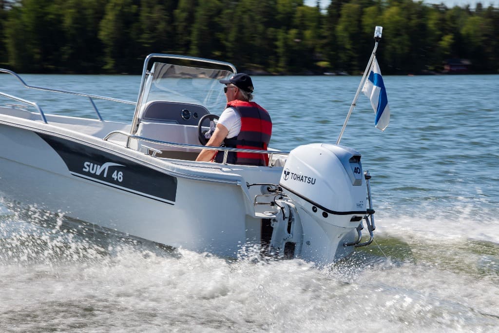 Купить 4х-тактный лодочный мотор TOHATSU MFS 40 ETL в Москве фото2