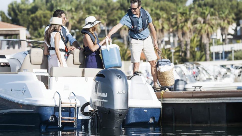 Купить 4х-тактный лодочный мотор YAMAHA F150DETX в Москве фото3