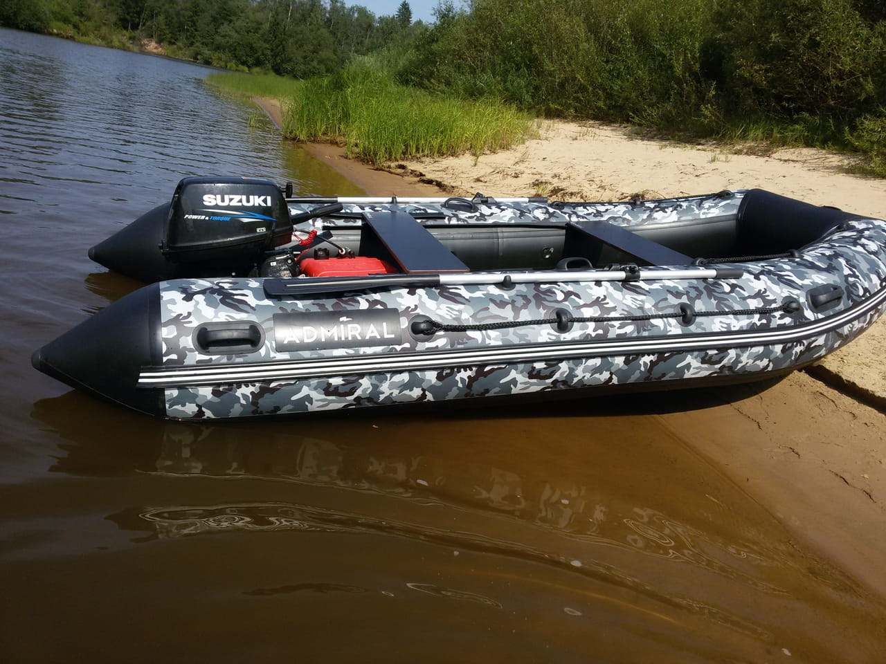Купить Лодка ПВХ АДМИРАЛ 380 НДНД в Москве фото7
