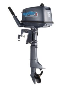 Купить 2х-тактный лодочный мотор MIKATSU M5FHS + внешний топливный бак 12 л. 